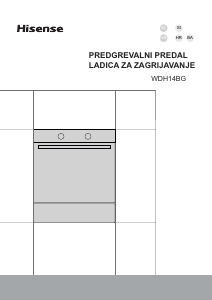 Priročnik Hisense WDH14BG Predal za segrevanje