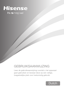 Handleiding Hisense WFGE801439VMQ Wasmachine