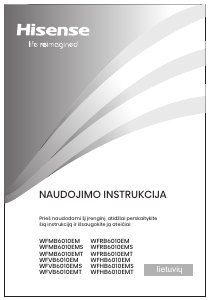 Vadovas Hisense WFRB6010EMS Skalbimo mašina