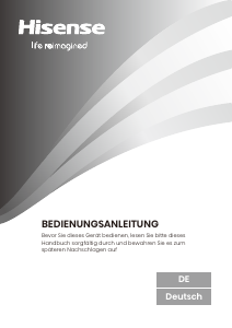 Bedienungsanleitung Hisense RW3N230GELF Weinklimaschrank