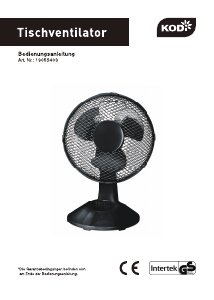 Bedienungsanleitung Kodi 19052403 Ventilator