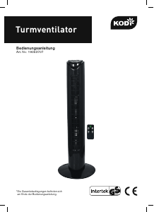 Bedienungsanleitung Kodi 19053707 Ventilator