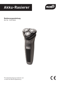 Bedienungsanleitung Kodi RS 241 Rasierer