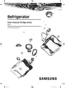 Manual Samsung RR39A740512 Refrigerator