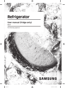 Manual Samsung RR39T740541 Refrigerator