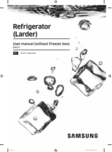 Manual Samsung BRR297235WW Refrigerator