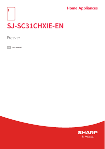 Handleiding Sharp SJ-SC31CHXIE-EN Vriezer