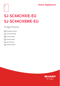 Manuál Sharp SJ-SC44CHXIE-EU Mraznička