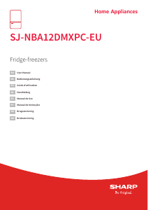 Bedienungsanleitung Sharp SJ-NBA12DMXPC-EU Kühl-gefrierkombination