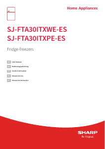 Bedienungsanleitung Sharp SJ-FTA30ITXWE-ES Kühl-gefrierkombination