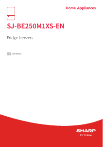 Manual Sharp SJ-BE250M1XS-EN Fridge-Freezer