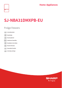 Manuál Sharp SJ-NBA31DMXPB-EU Lednice s mrazákem