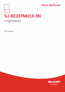 Bruksanvisning Sharp SJ-BE227M01X-EN Kyl-frys