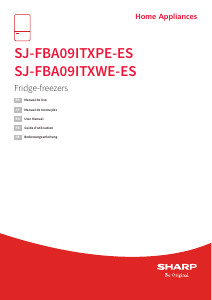 Manual Sharp SJ-FBA09ITXWE-ES Frigorífico combinado