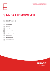Instrukcja Sharp SJ-NBA11DMXWE-EU Lodówko-zamrażarka