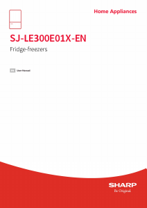 Bruksanvisning Sharp SJ-LE300E01X-EN Kyl-frys