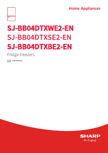 Manual Sharp SJ-BB04DTXBE2-EN Fridge-Freezer