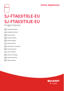Manuál Sharp SJ-FTA03ITXLE-EU Lednice s mrazákem