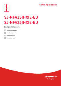 Εγχειρίδιο Sharp SJ-NFA25IHXIE-EU Ψυγειοκαταψύκτης