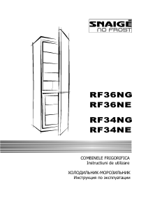 Manual Snaigė RF36NG Combina frigorifica