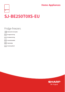 Käyttöohje Sharp SJ-BE250T0XS-EU Jääkaappipakastin