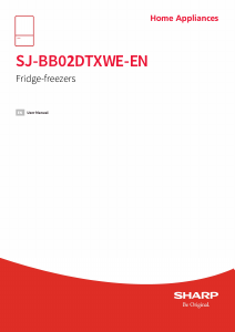 Bruksanvisning Sharp SJ-BB02DTXWE-EN Kyl-frys
