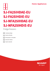Manual Sharp SJ-NFA25IHDAE-EU Combina frigorifica