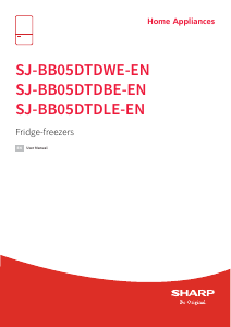 Bruksanvisning Sharp SJ-BB05DTDBE-EN Kyl-frys