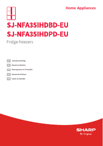 Instrukcja Sharp SJ-NFA35IHDPD-EU Lodówko-zamrażarka