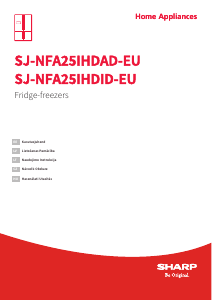 Vadovas Sharp SJ-NFA25IHDID-EU Šaldytuvas-šaldiklis