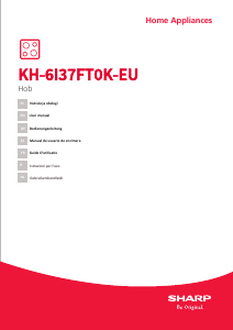 Bedienungsanleitung Sharp KH-6I37FT0K-EU Kochfeld
