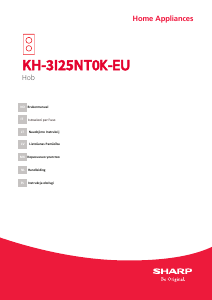 Bedienungsanleitung Sharp KH-3I25NT0K-EU Kochfeld