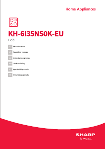 Rokasgrāmata Sharp KH-6I35NS0K-EU Plīts virsma
