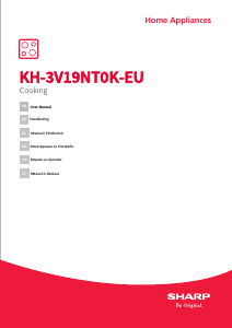 Priručnik Sharp KH-3V19NT0K-EU Ploča za kuhanje