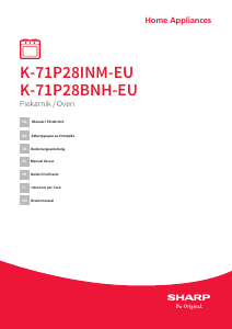 Manuale Sharp K-71P28BNH-EU Forno