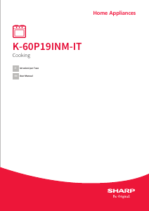 Manuale Sharp K-60P19INM-IT Forno