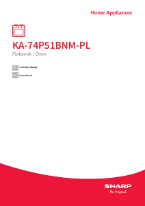Instrukcja Sharp KA-74P51BNM-PL Piekarnik