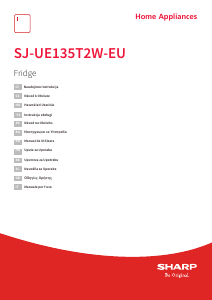 Használati útmutató Sharp SJ-UE135T2W-EU Hűtőszekrény