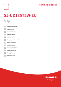 Használati útmutató Sharp SJ-UD135T2W-EU Hűtőszekrény