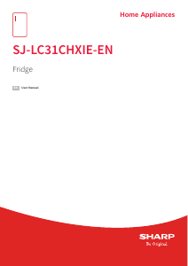 Handleiding Sharp SJ-LC31CHXIE-EN Koelkast