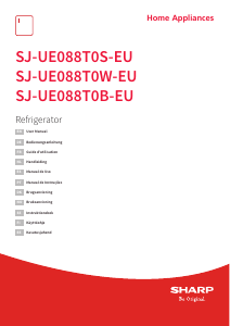 Manual Sharp SJ-UE088T0S-EU Frigorífico