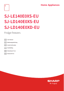 Manuale Sharp SJ-LE140E0XS-EU Frigorifero