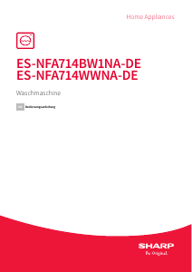 Bedienungsanleitung Sharp ES-NFA714WWNA-DE Waschmaschine