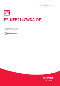 Bedienungsanleitung Sharp ES-NFB214CWDA-DE Waschmaschine