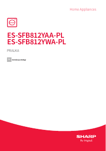 Instrukcja Sharp ES-SFB812YWA-PL Pralka