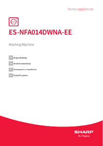 Priručnik Sharp ES-NFA014DWNA-EE Stroj za pranje rublja