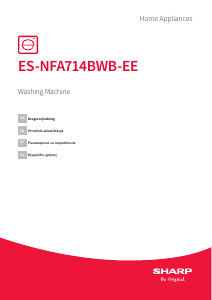 Priručnik Sharp ES-NFA714BWB-EE Stroj za pranje rublja