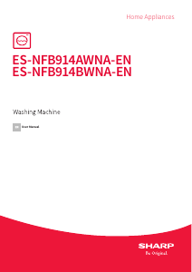 Handleiding Sharp ES-NFB914AWNA-EN Wasmachine