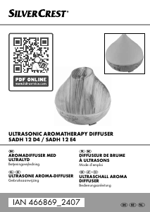 Brugsanvisning SilverCrest IAN 466869 Aromadiffuser
