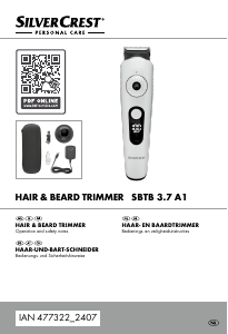 Handleiding SilverCrest IAN 477322 Baardtrimmer